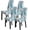 F, variant on Dining Room Chair Covers for Dining Room Set of 4,Stretch Dining Chair Cover for Dining Room Kitchen Washable Removable(4Pack,Printed Geometric Pattern)