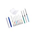 thumbnail image 2 of serony 12 Pieces DIY Punch Needle Embroidery Punch Needle Embroidery Kit Kit for Sewing Embroidery Pen Making Rug Adults Knitting A, 2 of 9