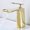 Black, variant on basin mixer tap waterfall bathroom sink taps Brass washbasin faucet hot and cold under counter basin single handle bathroom faucet-Golden