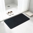 thumbnail image 5 of Zynviq Bathroom Rugs 35.9" X 16.9" Solid Color Bath Rugs Pvc Washable Absorbent Black Rectangular Small Rug for Bath, 5 of 6