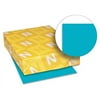 Wausau Papers 21849 8.5 x 11, Astrobrights Colored Paper, 500 Sheet - Terrestrial Teal