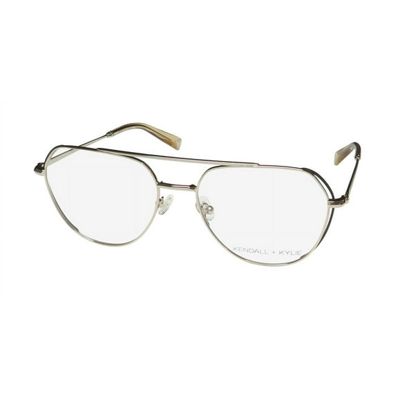 KENDALL   KYLIE KKO205 TYRA OVERSIZED PILOT SHAPE ELEGANT EYEGLASS FRAME/GLASSES