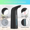 thumbnail image 2 of MINKUROW Automatic Soap Dispenser,13.5OZ Soap Dispenser for Kitchen Sink,IPX6 Waterproof Touchless Battery Operated Hand Soap Dispenser for Bathroom,Hotel,Restaurant,Public Place (Black), 2 of 6