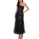 thumbnail image 2 of INSPIRE CHIC Vestido de cóctel de lentejuelas para mujer, maxi de un solo hombro, vestido de sirena para prom, noche y boda, 2XL negro, 2 of 6