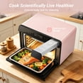 thumbnail image 4 of ROBAM R-BOX Combi Steam Oven, 23QT Countertop Steam Oven & Air Fryer Combo, 3 Steam Modes, Professional Steam-Bake, Air Fry, Dehydrate & Ferment, Rapid Heating & Self-Cleaning, Pink, 4 of 10