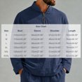 Quarter Zip Stand Collar Long Sleeve Shirt for Men Matching Outfit Top ...