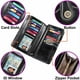 thumbnail image 2 of Cartera de Mujer en Piel - 5186 Negro Medianoche Zhivalor LL-0634, 2 of 6