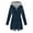Navy, variant on Womens Rain Jacket，Womens Travel Jacket Raincoat For Women Raincoats For Women With Hood Cropped Windbreaker Jacket Women Rain Gear For Women Waterproof Womens Jackets Lightweight Black L
