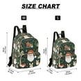 thumbnail image 2 of FORMRS Mini Backpack Purse for Women Travel Daypack Casual Shoulder Bag, Whimsical Christmas, 2 of 7