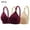 Beige, variant on Tsesme 2 Pack Push up Bras Women No Underwire Full Cup Bralettes Adjustable Bra Comfy Everyday Bras