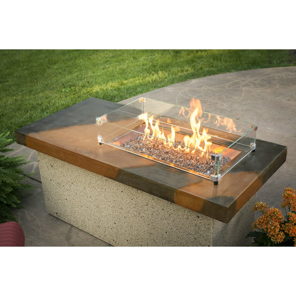 Artisan Fire Pit Table, Providence Stainless Steel Propane Gas Fire Pit Table