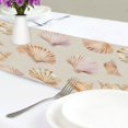 thumbnail image 4 of Yayeee Table Runner 90 inches Long Home Kitchen Dinning Party Decoration, Pink Seashell, 4 of 7