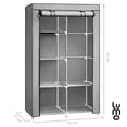thumbnail image 2 of Closet Armable Plegable Armario Portatil Ropero Organizador, 2 of 7