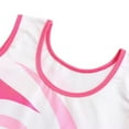 thumbnail image 4 of 5-14T Little Girls Sleeveless Gymnastic Leotard Kids Shiny Beads Flame Athletic Dancewear, 4 of 11