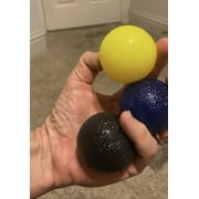 Therapists Choice Hand Exercise 3 Ball Kit: 3 Color Coded Resistance Levels