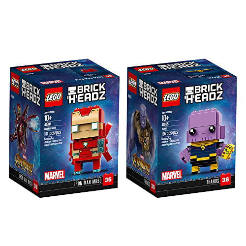 LEGO 6237545 Iron and Thanos Bundle, Avengers Infinity War ( 206 Pieces) - Walmart.com