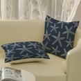 thumbnail image 3 of Navy Blue Coastal Pillow Covers 20x20 Inch 2 Pcs Sea Starfish Decor Throw Pillows Nautical Beach Ocean Themed Summer Outdoor Holiday Decoration Pillowcase Linen Cushion Cover for Couch Sofa, 3 of 6