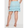 thumbnail image 4 of Women's Plus Size Crochet Ruffle Trim Mini Skirt, 4 of 4