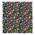 thumbnail image 3 of Ambesonne Colorful Shower Curtain, Stars Disco, 69"Wx70"L, Multicolor, 3 of 5