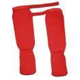 thumbnail image 1 of Espinilleras Protectores DYNWAVEMX Acolchados para Entrenamiento de Boxeo MMA Muay Thai Kickboxing Rojo M, 1 of 8