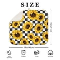 thumbnail image 4 of Sunflower Print Microfiber Dish Rack Pad, Foldable Kitchen Mat for Drying, Absorbent Countertop Design, 16x18 Inch Size, 4 of 7