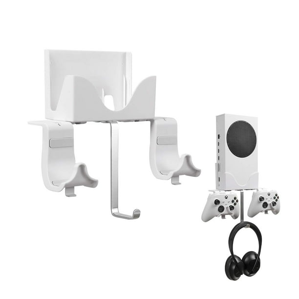 4 en 1 XBOX Series S Wall Mount Bracket Stand Bundle Set, So Hosanwell Hosanwell