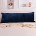 thumbnail image 3 of Non-allergenic Bolster Pillow Case Body Support Pregnancy Blue 50x152cm, 3 of 5