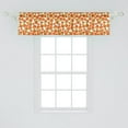 thumbnail image 2 of Ambesonne Tangerine Window Valance, Organic Juicy Oranges, 54" X 12", Dark Orange Olive Green, 2 of 3