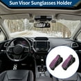 thumbnail image 2 of Soporte para gafas de sol con visera de coche Unique Bargains / Clip para gafas de sol en la visera delantera, 2 of 7