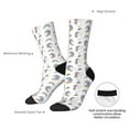 thumbnail image 4 of Balery Funny Kawaii Unicorns Dancing Pattern Crew Socks Unisex– Soft & Breathable Socks for Men & Women, One-Size Fits Most (US 5-11), Comfortable & Durable for Daily Wear, 4 of 6