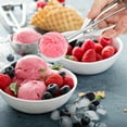 thumbnail image 4 of 3Pcs Ice Cream Scoop Set Stainless Steel Cookie  Scooper Ergonomic Ice Cream Scoops Include Large-Medium-Small Size Multifunctional Cookie Scooper for Baking Meatball Muffin, 4 of 11