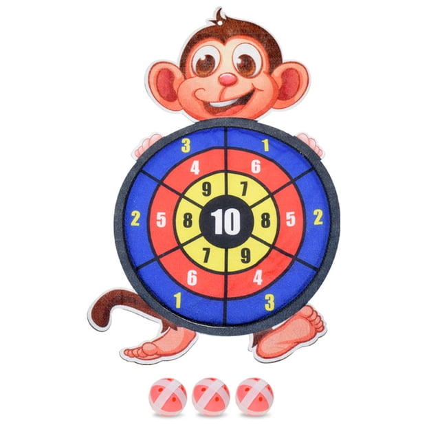 Objetivos Colgantes, Regalo Para Niños, Dispositivo De Seguridad, Tablas De Tiro Educativas Tempranas, Tiempo Libre, Juguetes Deportivos, Juego De Diana De Dibujos Animados 1 Juego qarigey OD015626-03