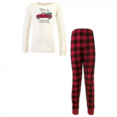 UPC: 0660168635133 | Touched by Nature Baby Toddler and Kids Unisex Holiday Pajamas Kids Christmas Tree 4T