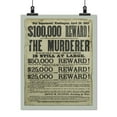 thumbnail image 2 of Print: Poster Broadcasting The Hunt For John Wilkes Booth. Artifact In The, 2 of 4