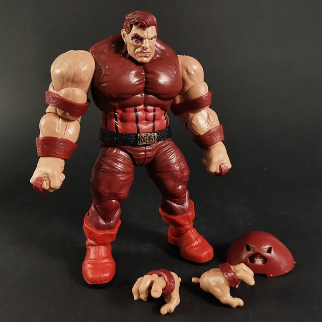 Marvel-X-Men Juggernaut Cain Marko película exclusiva figura modelo muñeca de juguete zhangmengya LED