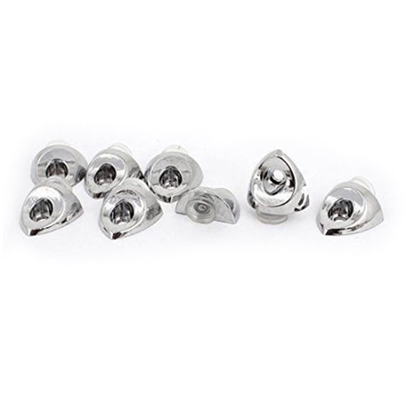 Raindrops Glass Shelf Fixing Clips Brackets for Kitchen Use, , Plastic and Stainless Steel, 1.18x1.18x0.79in