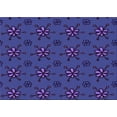 thumbnail image 1 of Ahgly Company Indoor Rectangle Patterned Denim Dark Blue Area Rugs, 2' x 3', 1 of 1