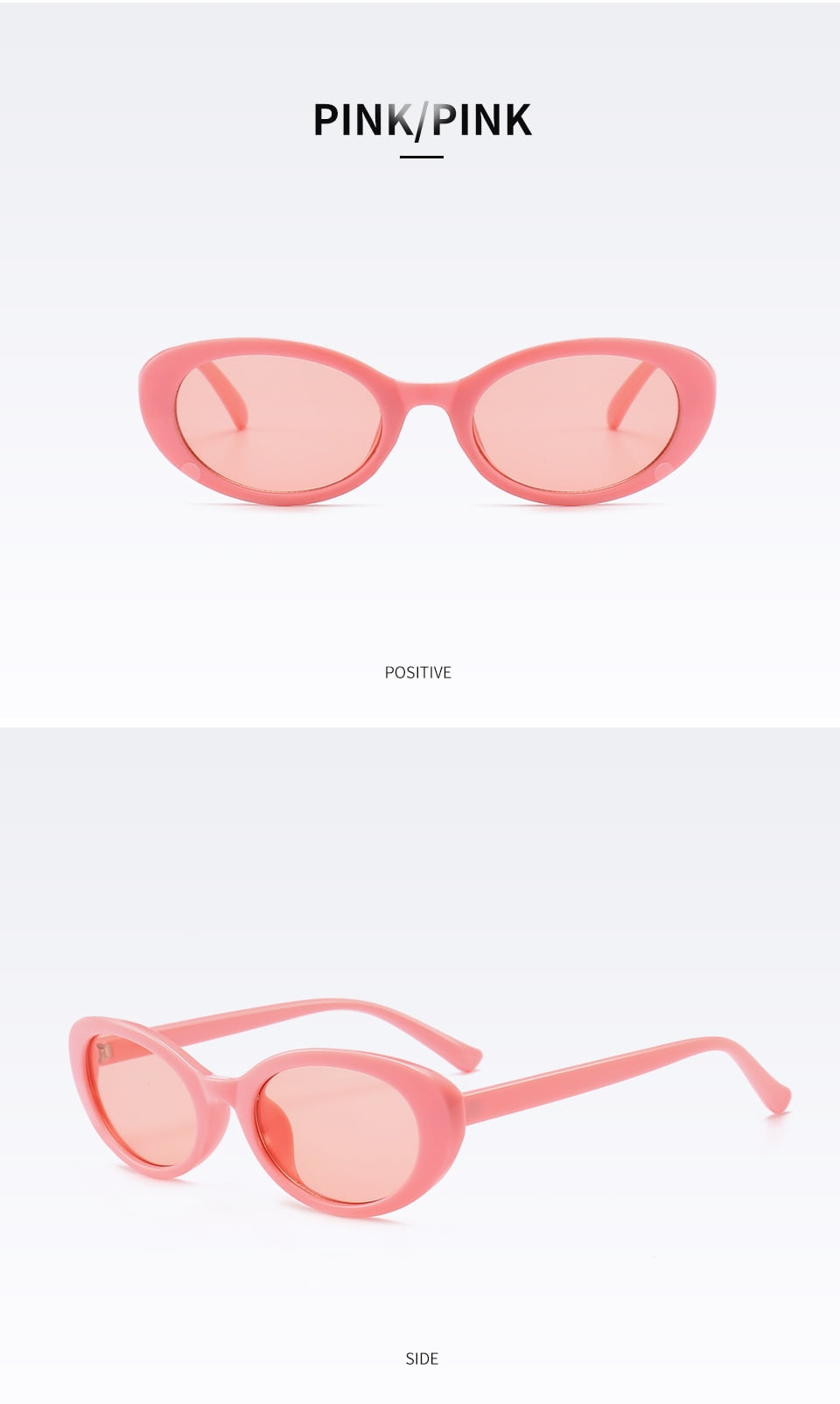pink see through sunglasses
