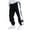 Black, variant on Boys Color Block Corduroy Pants Warm Casual Full Length Trousers for Big Kids Black 5 Years-6 Years