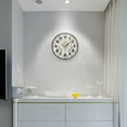 thumbnail image 5 of Yayeee Wall Clock Battery Operated 9.5" Silent Non-Ticking for Living Room, Light Gray Pattern, 5 of 8
