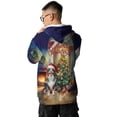 thumbnail image 5 of Merry Christmas Australian Shepherd Santa Hat Xmas Tree Winter Holiday All Over Print 3D Hoodie Unisex Merch Hoodies Aussie Dog Lover Gifts - 01013, 5 of 6
