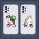thumbnail image 2 of Clear Case For Samsung Galaxy A13 A20 A20S A21S A22 A23 A31 A32 A42 A50 A51 A52 A53 A71 4G 5G Case Cute Cat Cartoon Illustration, 2 of 5