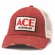 thumbnail image 1 of Gorra de béisbol con logo Ace Vintage Threads, piedra/algodón rojo, 1 of 1