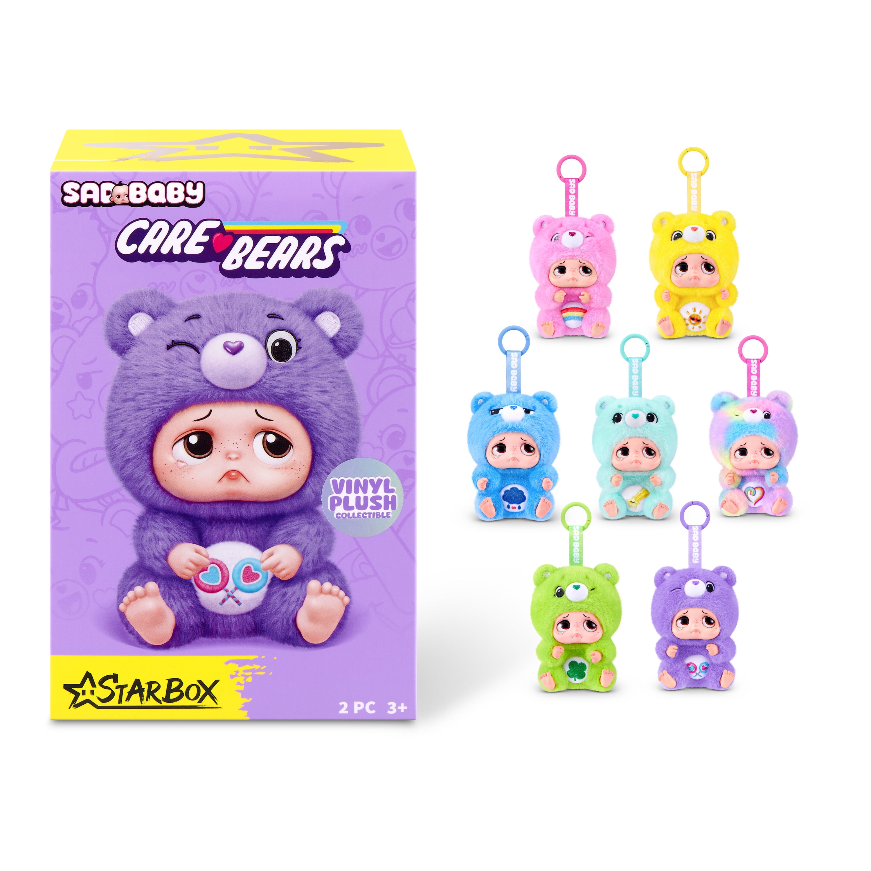 Sad Baby Care Bears Series 1 Blind Box Keychain by STARBOX - Surprise Collectible Toy for Ages 3+