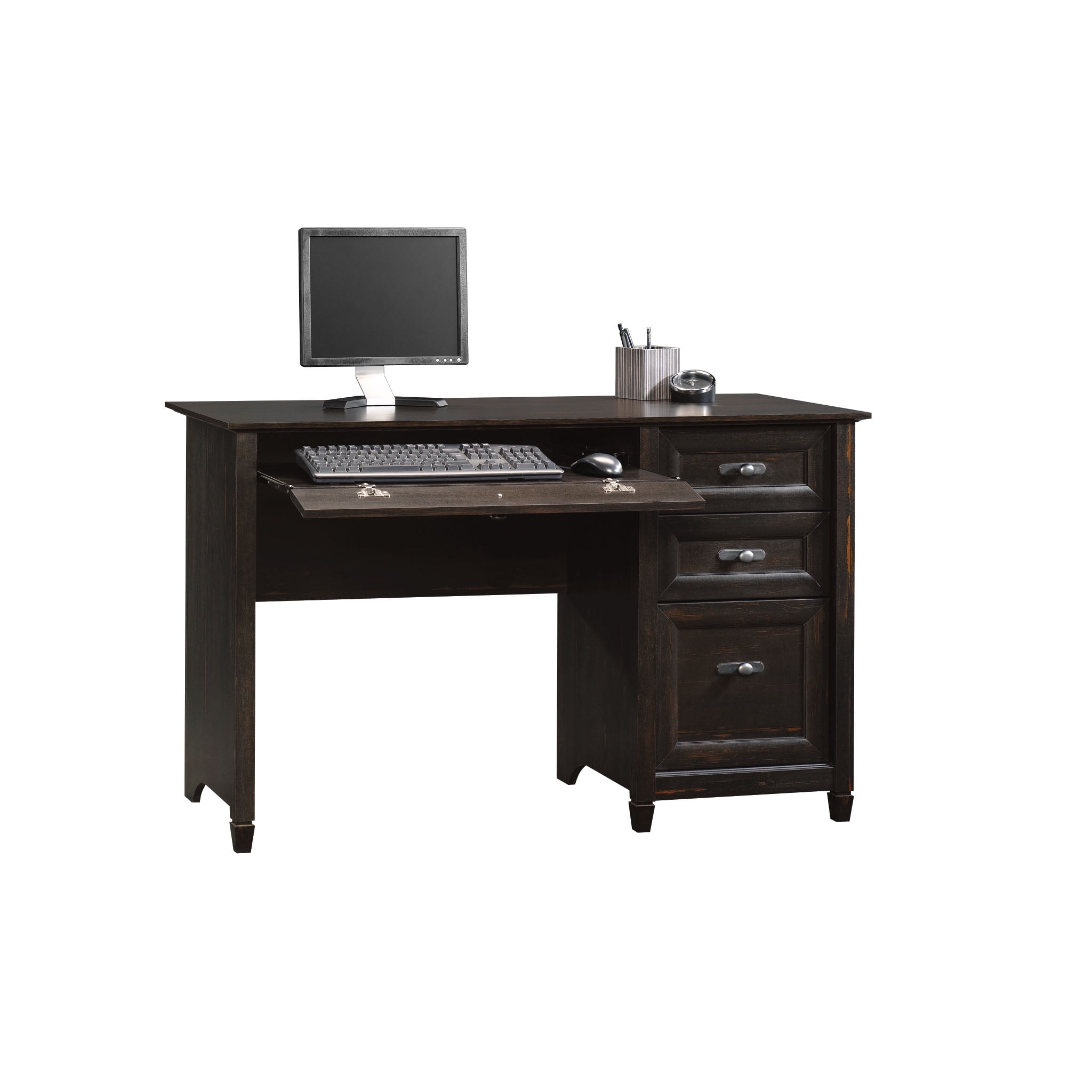 Sauder New Cottage Desk, Antiqued Black Paint Finish - 3