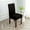 BLACK, variant on 4/6-Piece Velvet Stretch Dining Chair Cover Set Universal Removable Non-Slip Parsons Chair Covers Suitable for Dining Rooms, Kitchens, and Living Rooms