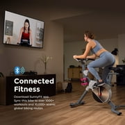 Sunny Health & Fitness Prime Magnetic Quiet Belt Drive Indoor Cycling Bike w Smart Bluetooth & FREE SunnyFit® App – SF-B122061