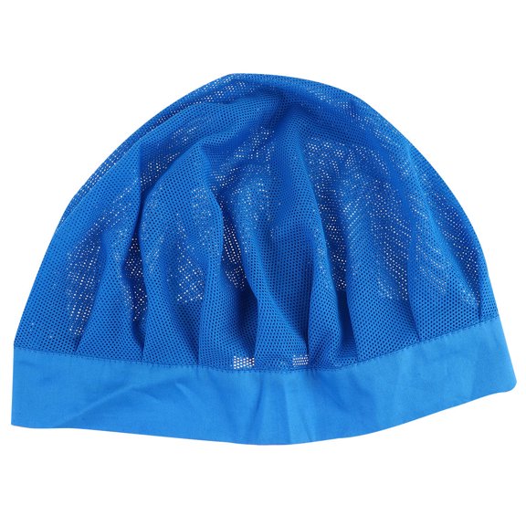 KALLORY 1Pack Blue Cotton Hat for Head Protector Prevent Hair Loss Sweat Absorbing 11.8x7.1x0.08in