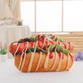 thumbnail image 4 of Tgbvmt Hot Dog Printed Pillow 11.81x9.5x1.57in Soft Multi-Purpose Food Shaped Cushion for Sofa Office Nap Bed Room Decor Kids Gift Comfortable Decorative Home Accent Pillow Use, 4 of 6