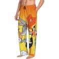 thumbnail image 2 of Cartoon Looney Tunes Men's Pajama Pants With Pockets Fashion Cozy Daily Lounge Sleep Pants Sleepwear Small, 2 of 8